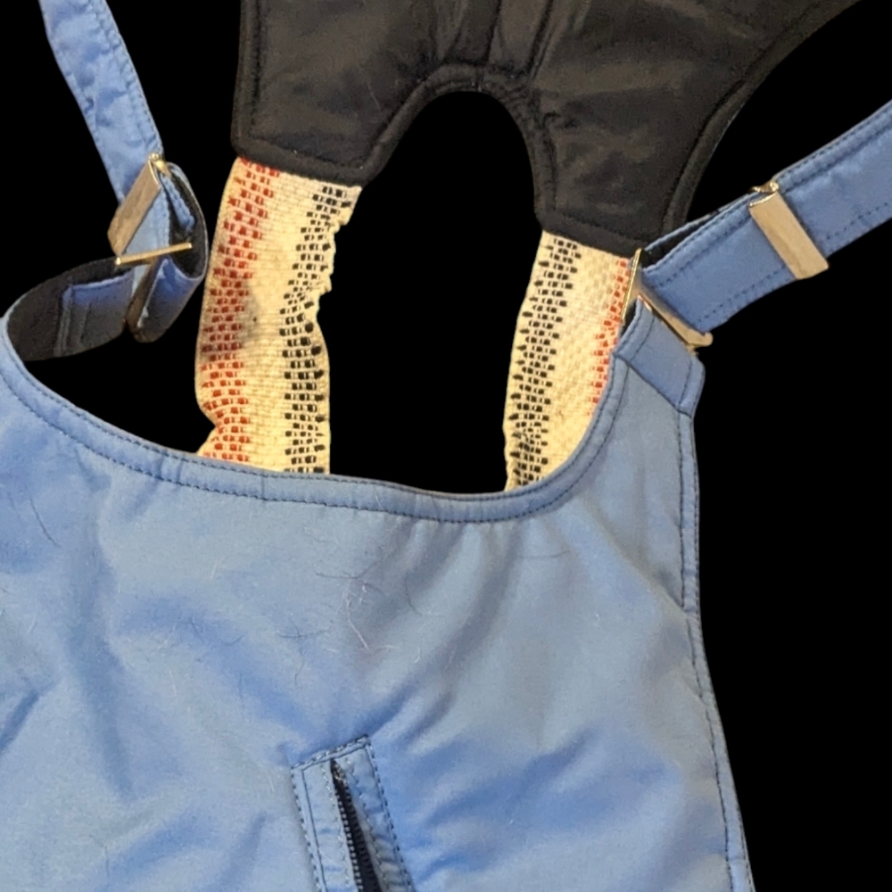 VTG KWay Ski Bibs, 1970s Snow Pants Women's Slim - Picture 7 of 15